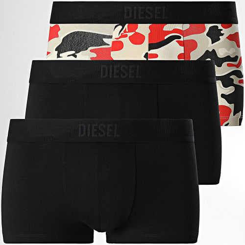 Lot De 3 Boxers Damien Noir Beige
