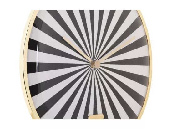 Horloge en métal Candy Swirl Dome
