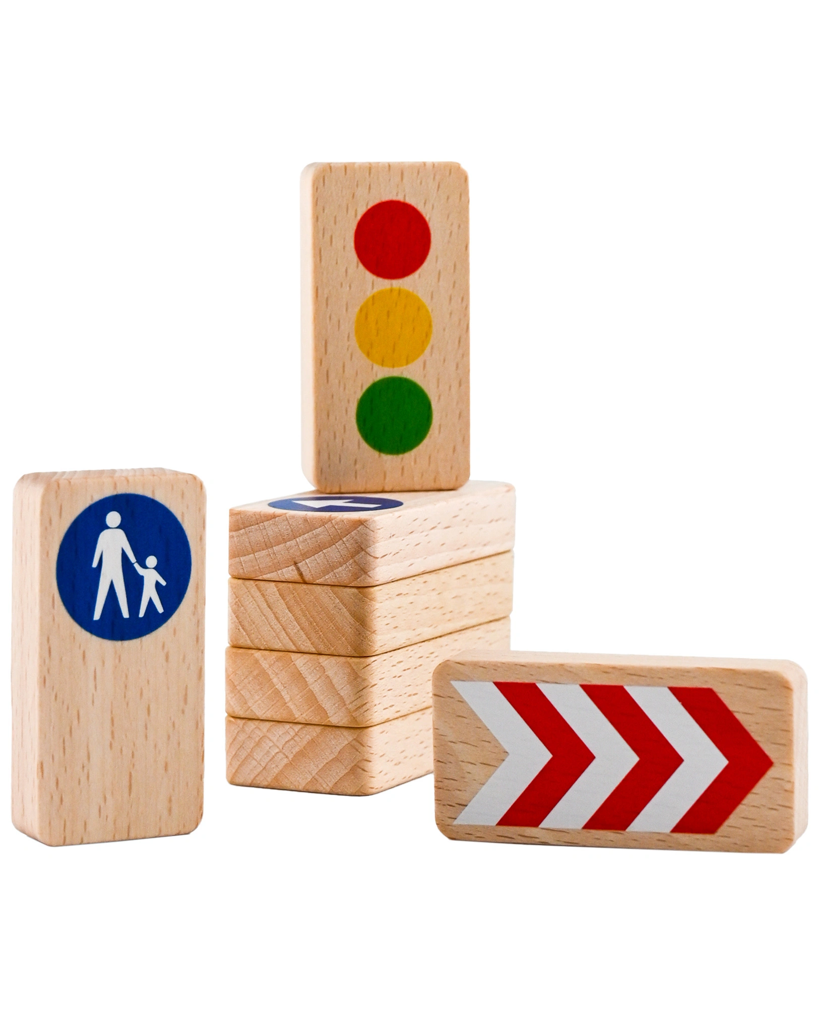 Spielstraßenzubehör ROADBLOCKS - VERKEHRSSCHILDER 8-teilig