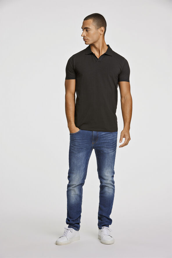 Lindbergh Stretch polo shirt S/S Sort