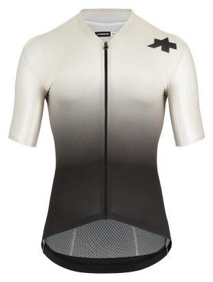 Maillot Manches Courtes Assos Equipe RS S11 Ecru/Noir