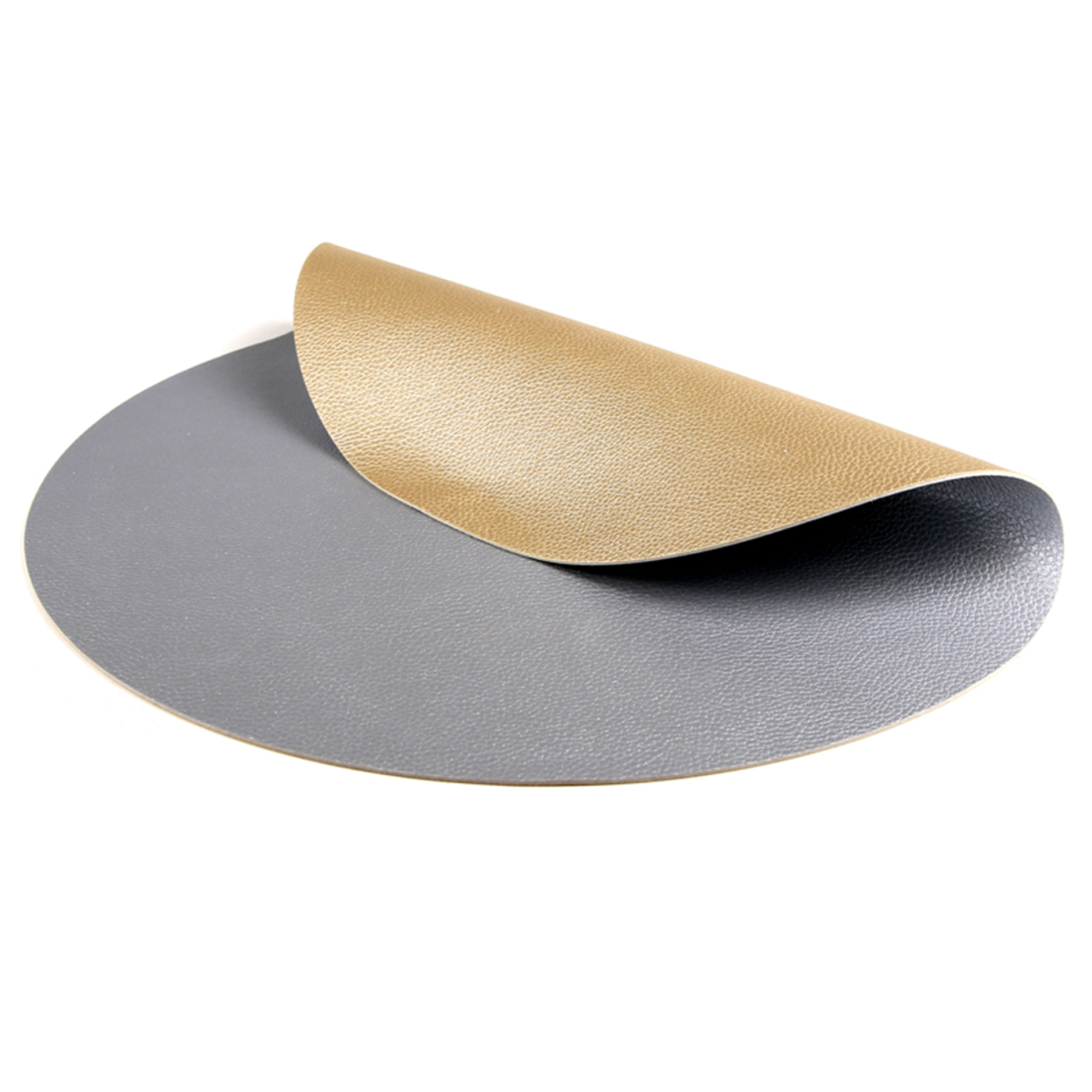 Wende-Platzmatte - silber-gold - Ø 38 cm