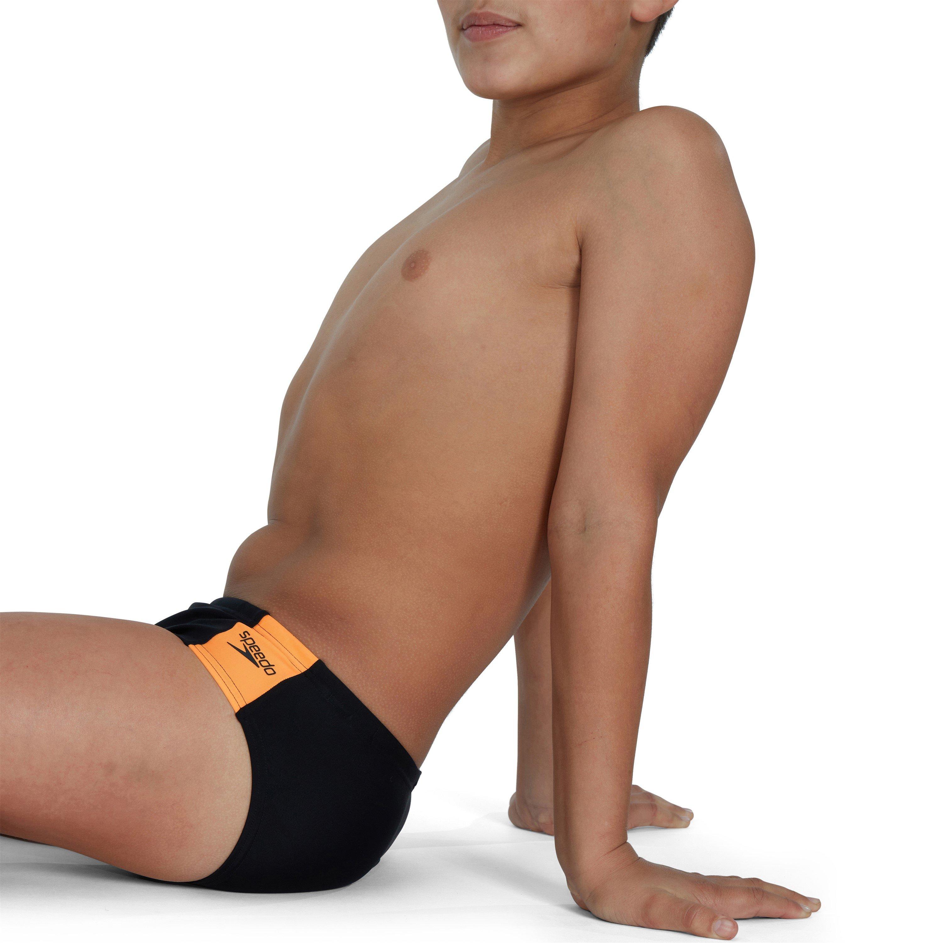 Speedo Boom Logo Splice 5cm Swimming Shorts Junior