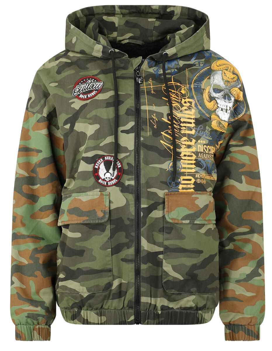 Veste Camouflage | Rock Rebel by EMP Veste mi-saison