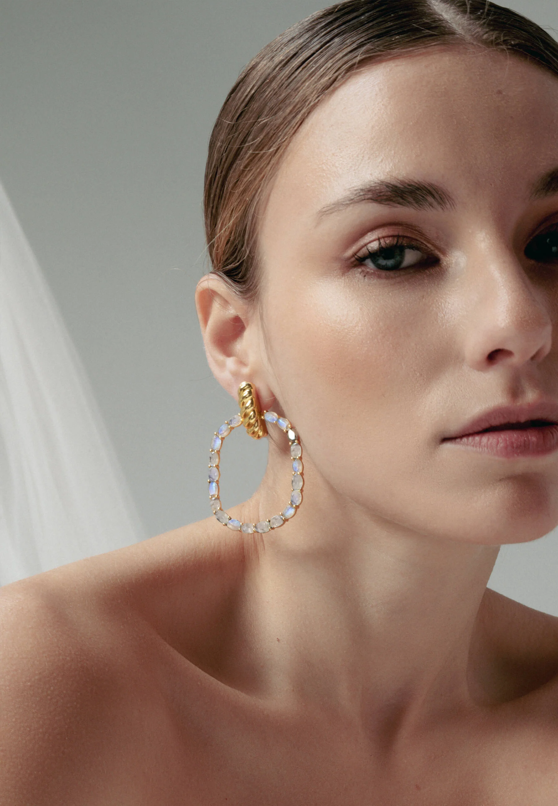 TWIGGY - Boucles d'oreilles | Bleu