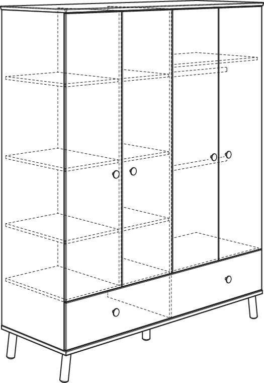 Kleiderschrank PAIDI YLVIE