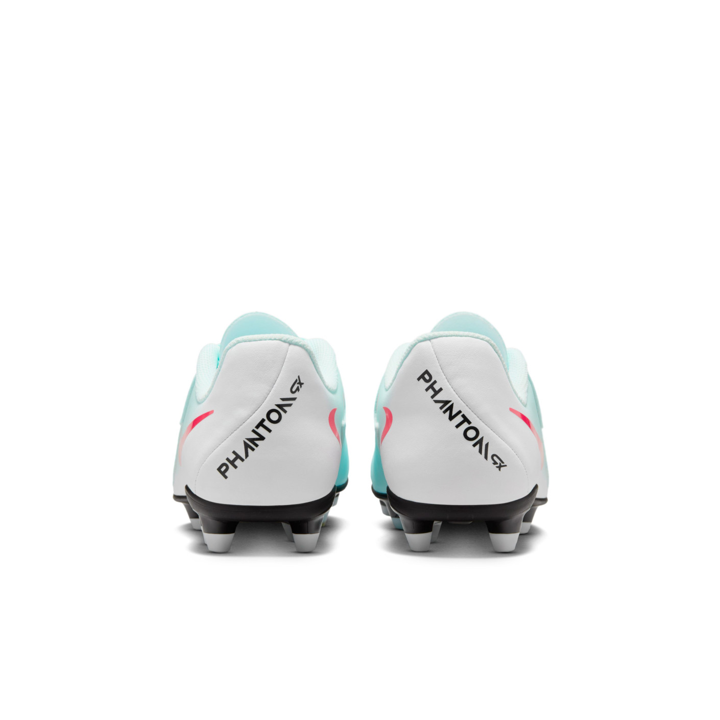 Nike Phantom GX II Club Gras / Kunstgras Voetbalschoenen (MG) Kids Mintgroen Rood Zwart