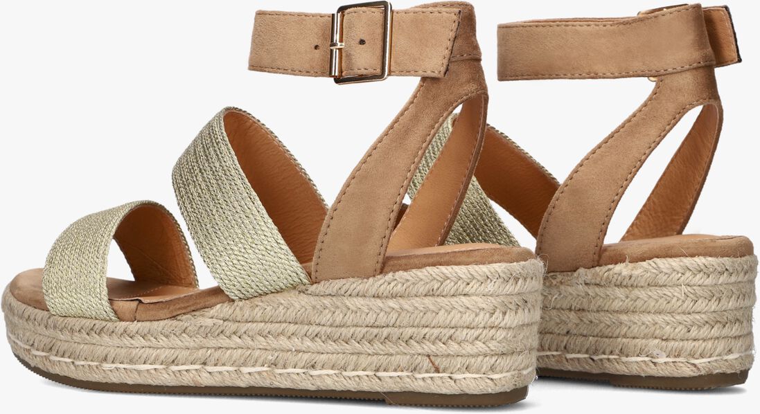 gouden ayana sandalen met hak 0047-17k