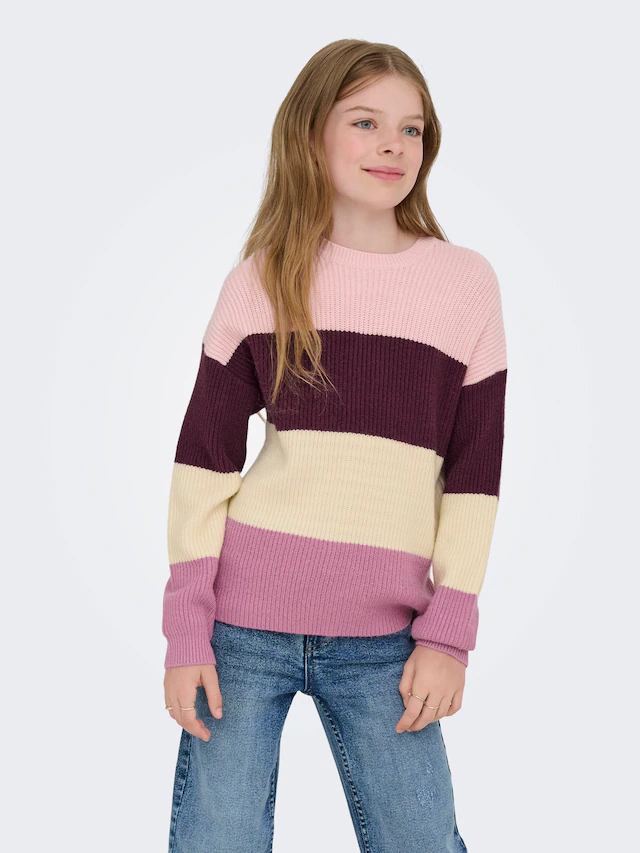 KIDS ONLY Strickpullover »KOGSANDY L/S STRIPE PULLOVER KNT NOOS«