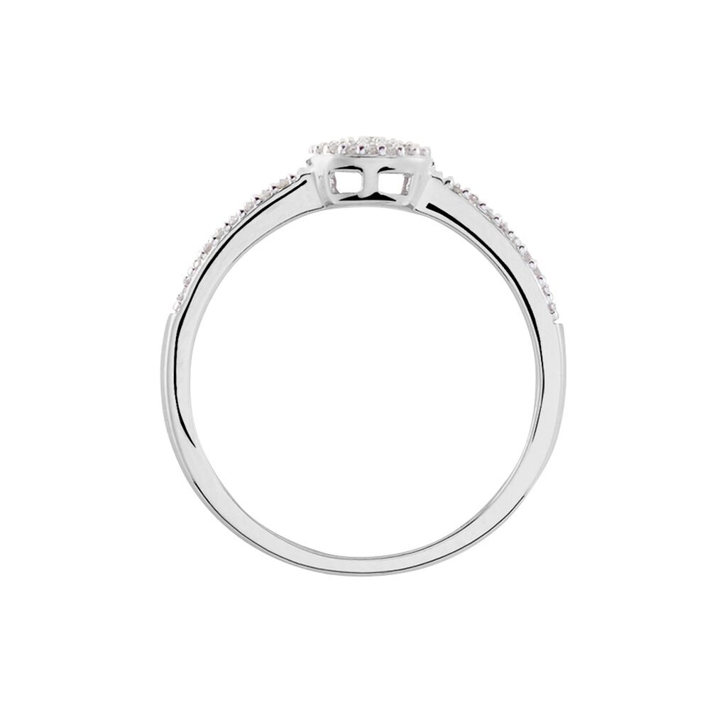 Bague Lisyae Or Blanc Diamants