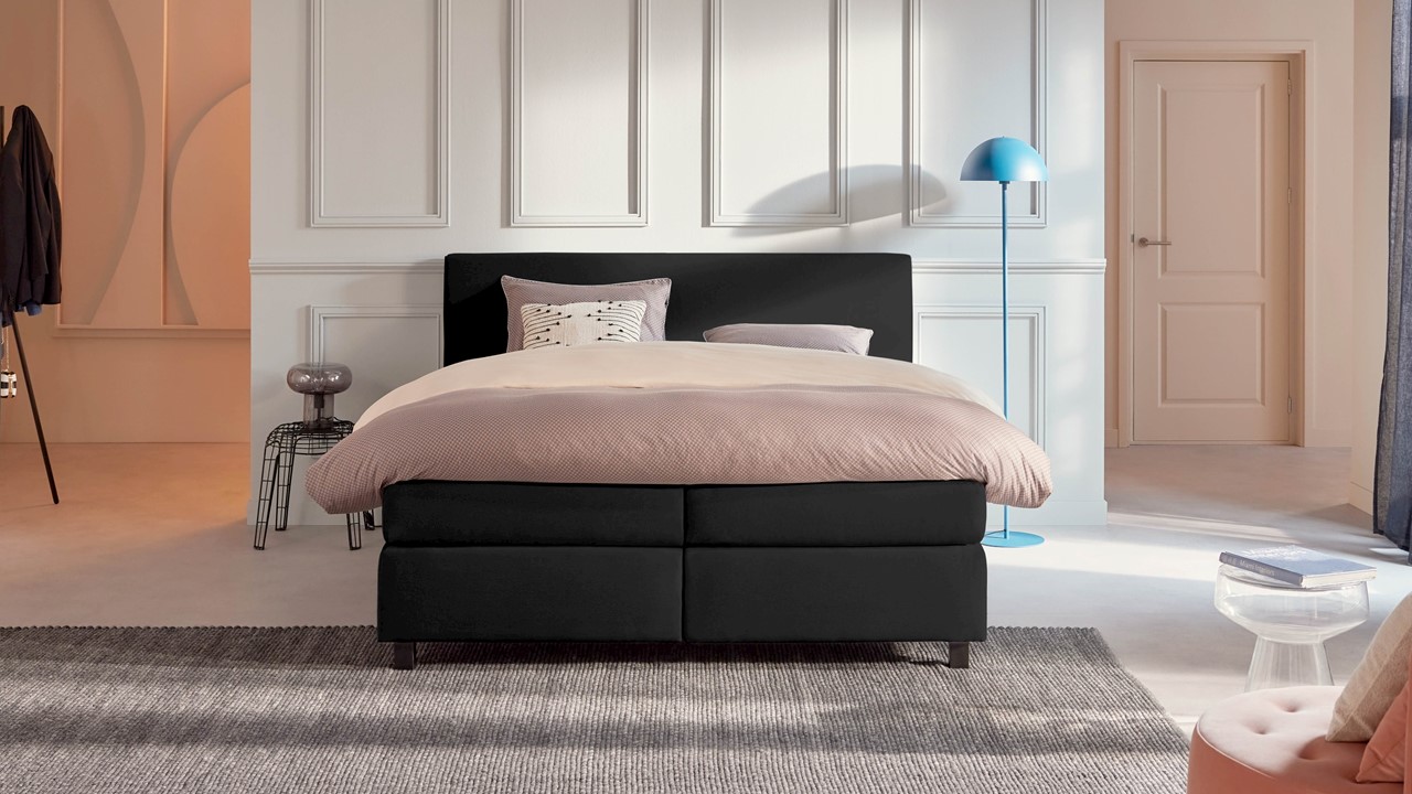 Boxspring Autentik Tunn black