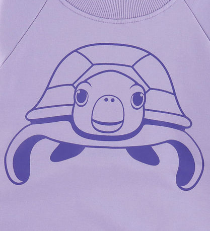 DYR-Cph Sweatshirt - Dyrbellow - Lila Outline Meeresschildkröte