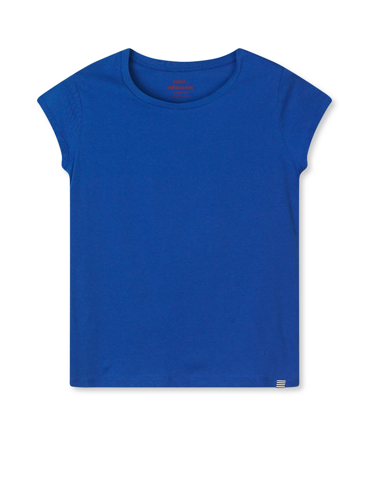 Mads Nørgaard  Organic Jersey Teasy t-shirt - Dazzling Blue
