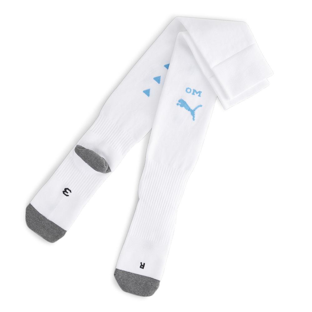 Puma X1 Paire de Chaussette Blanches Puma Homme/Ado Team Om Stacked