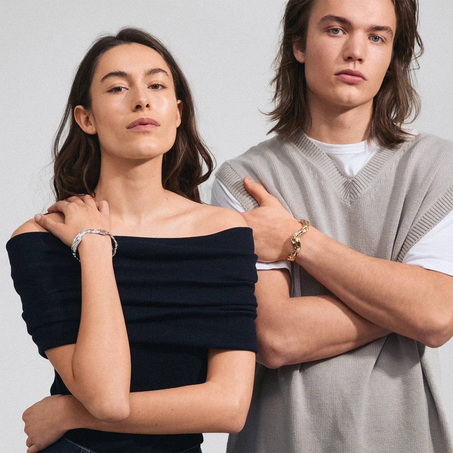 Pilgrim Feel Armbånd Sølvbelagt Messing 122446002