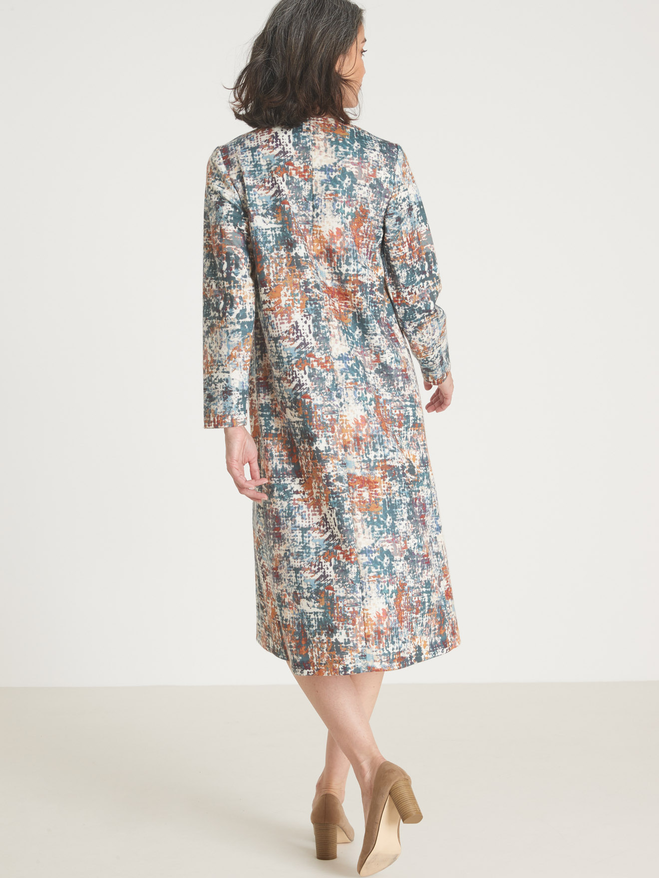 Robe housse encolure V fantaisie