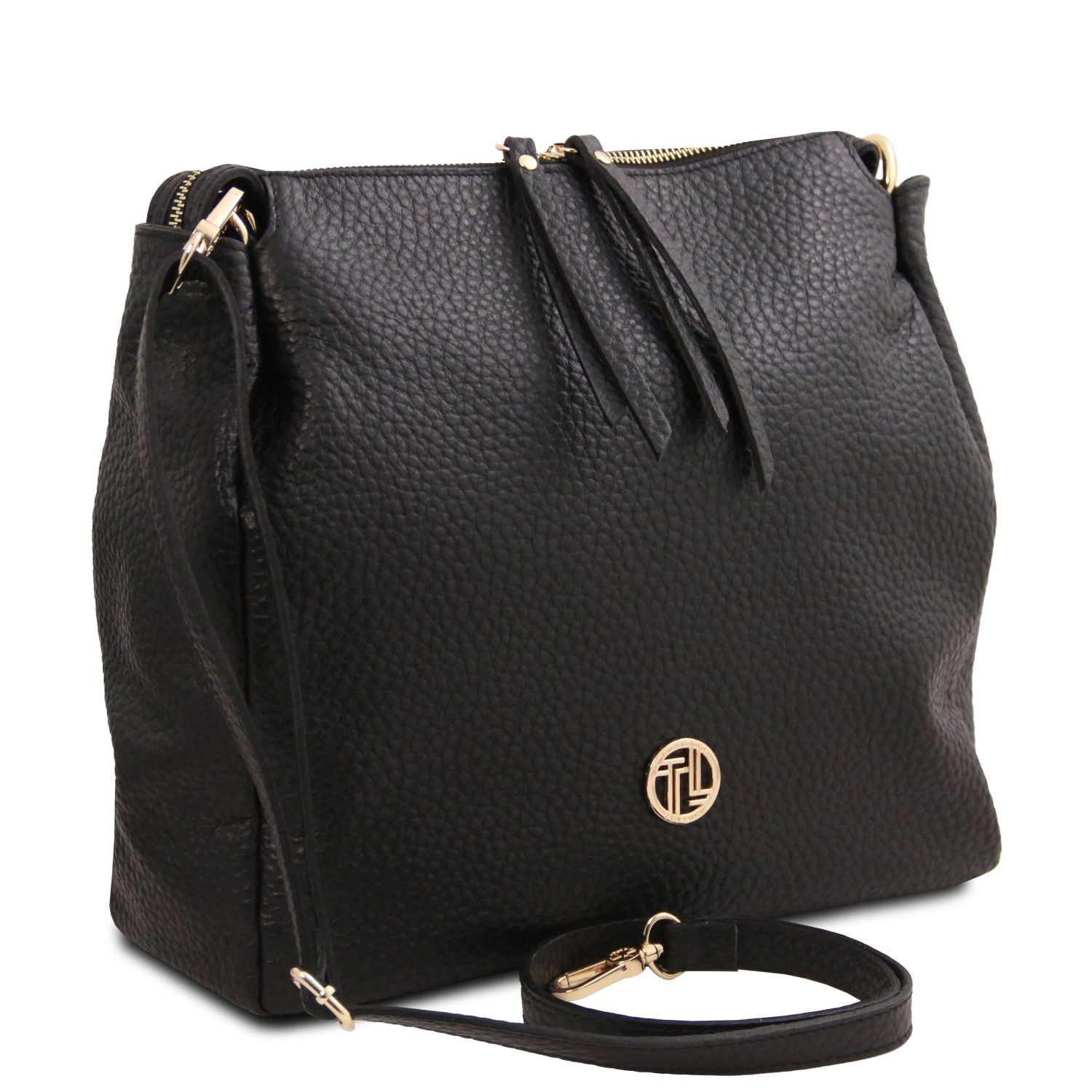 TL142385 – Amy – Soft leren shopping bag