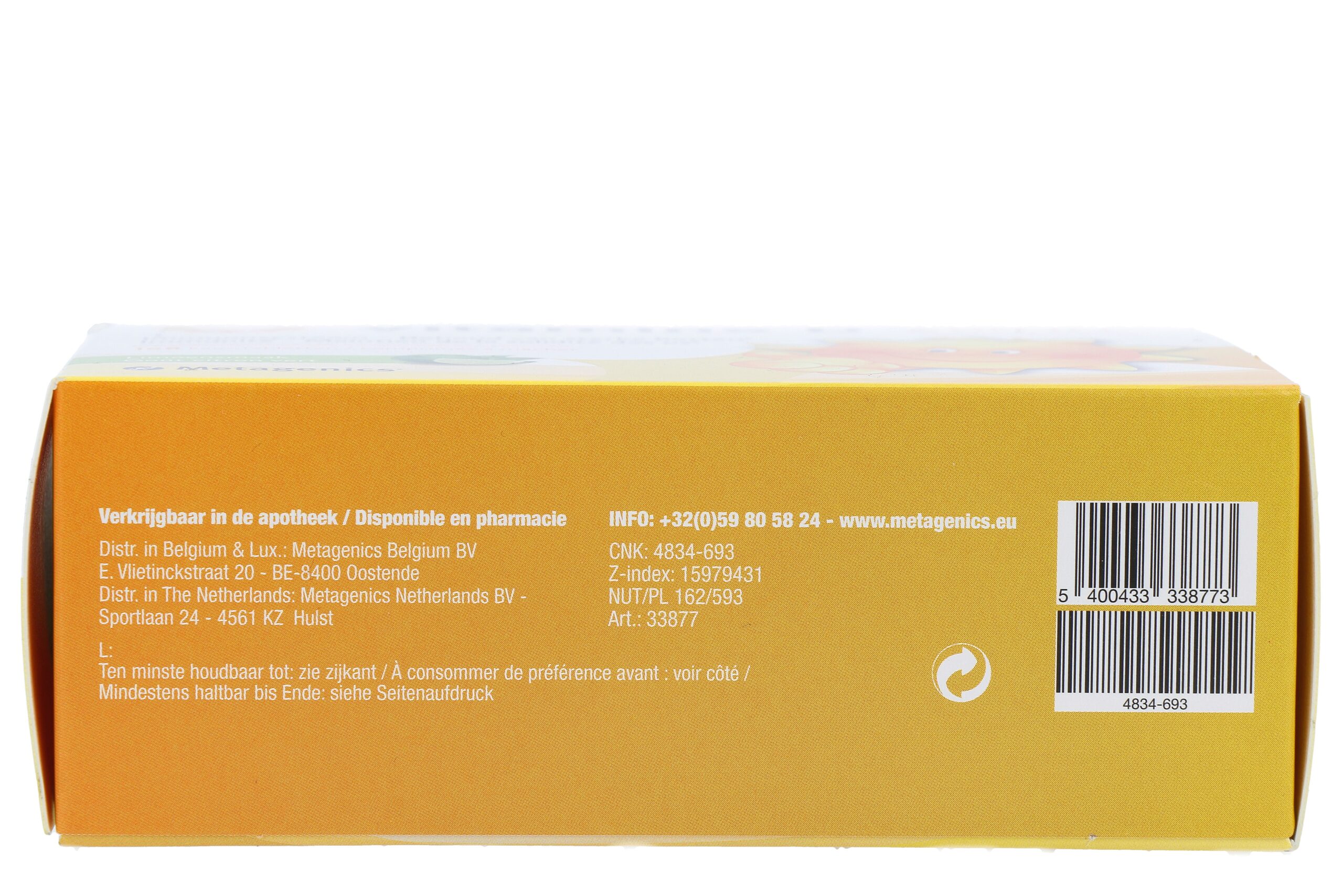 Metagenics Vitamine D 400Iu Limoen (168 kauwtabletten)