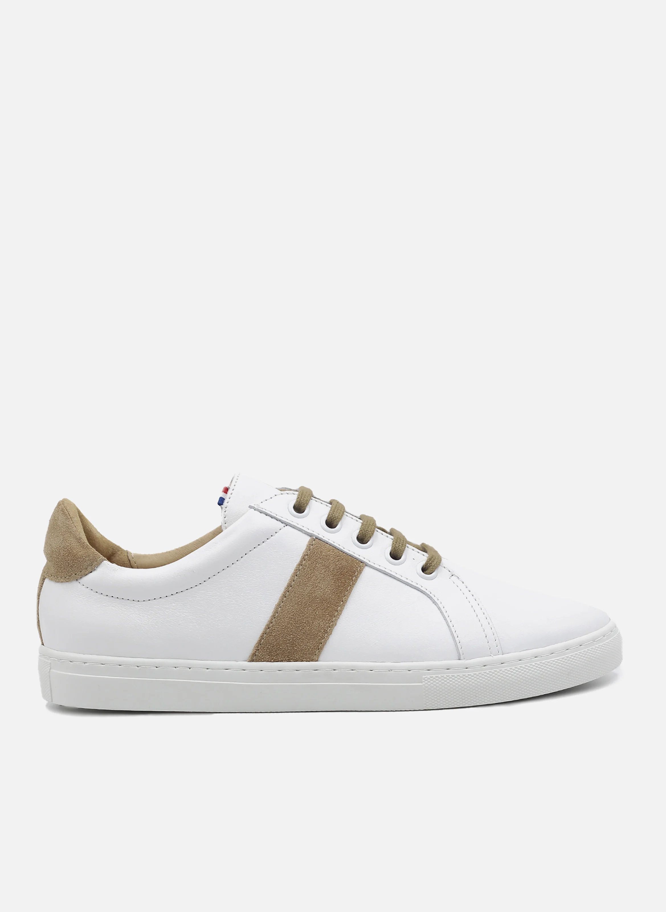 Baskets mif cuir | Blanc