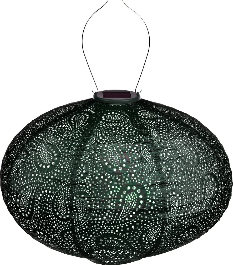 Lumiz solar lampion Paisley groen D 40 H 27 cm