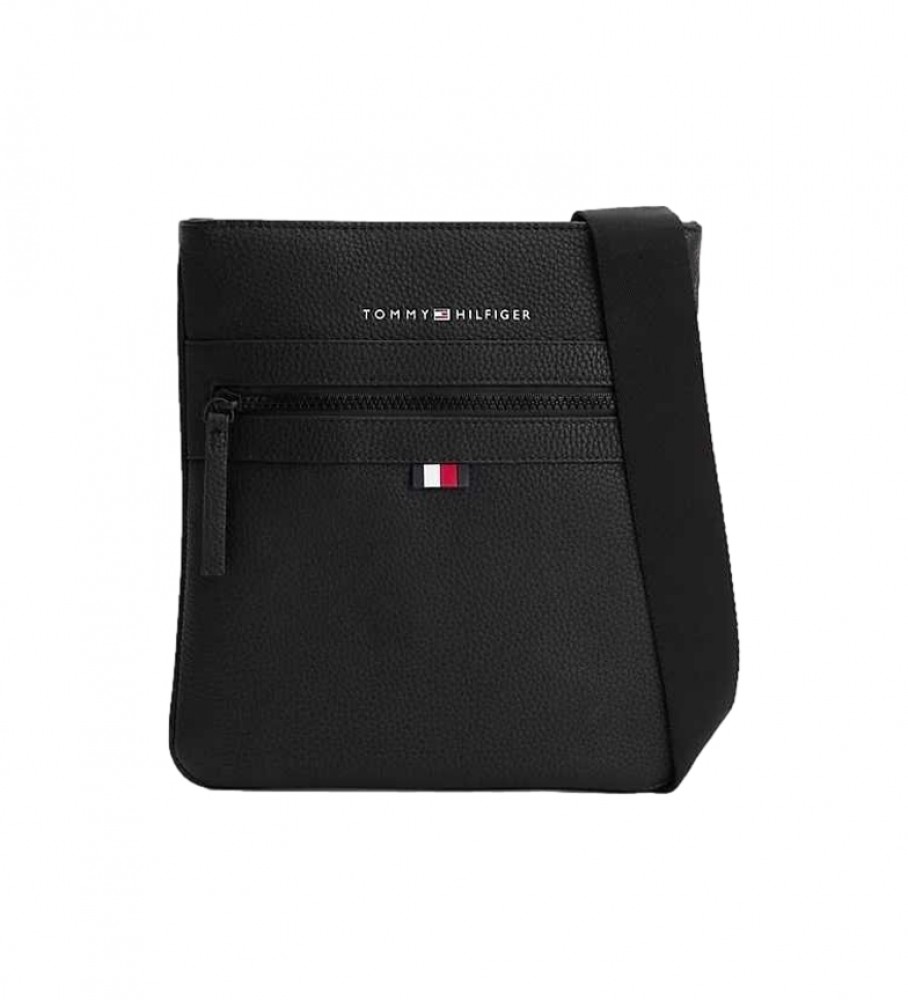 Bolsa de ombro Tommy Hilfiger Essential, preta