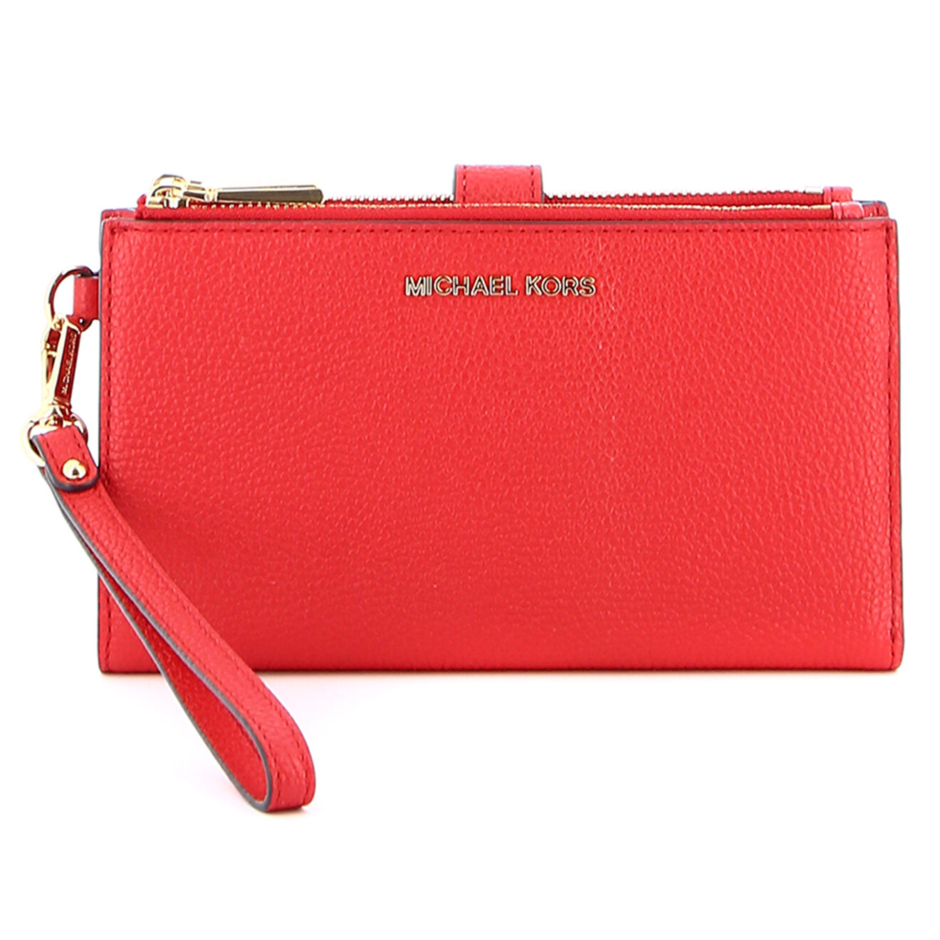 Michael Kors Portefeuille en Cuir Jet Set Travel M  rouge - 13.5x9 cm