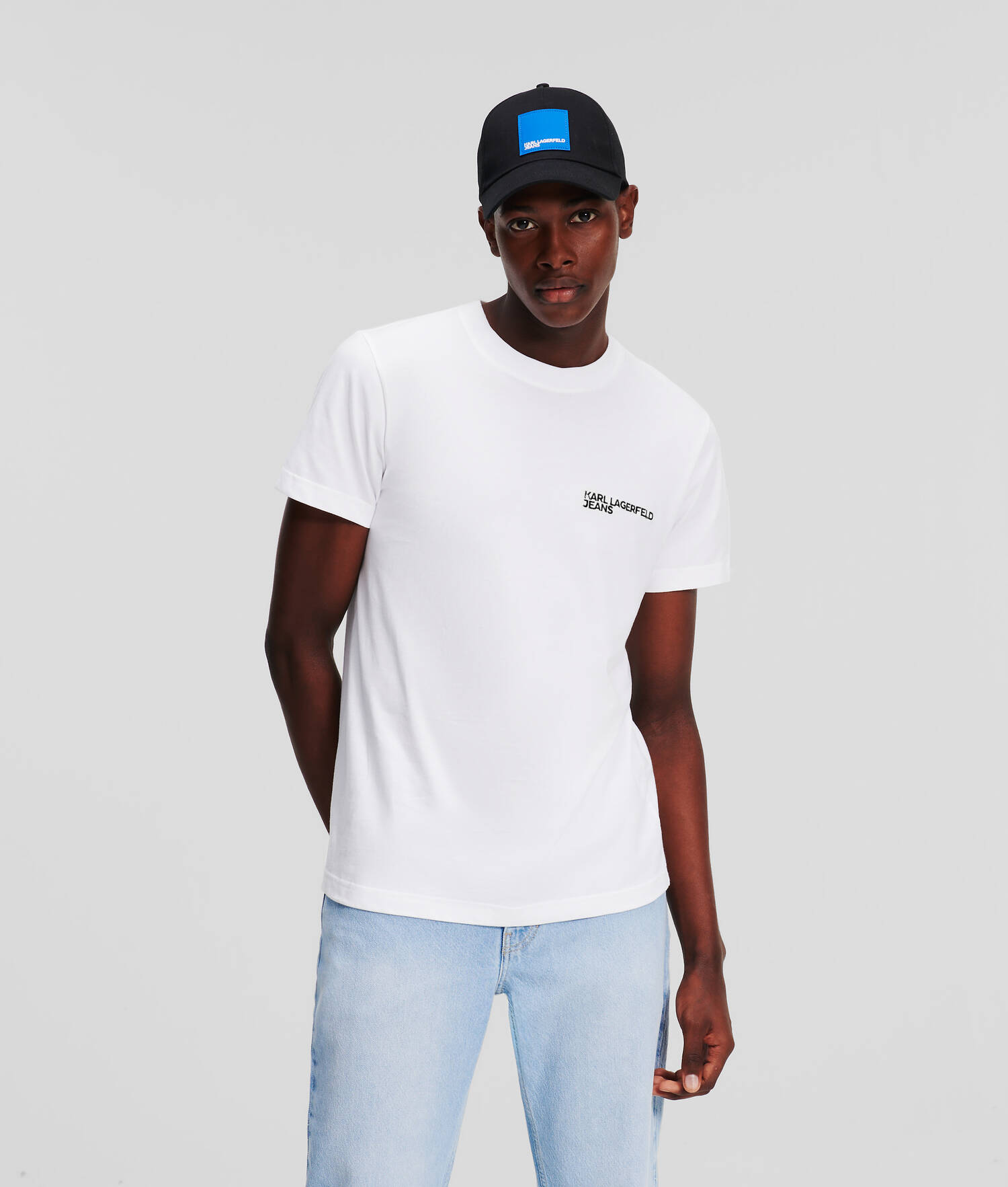 T-SHIRT AJUSTÉ AVEC LOGO KLJ