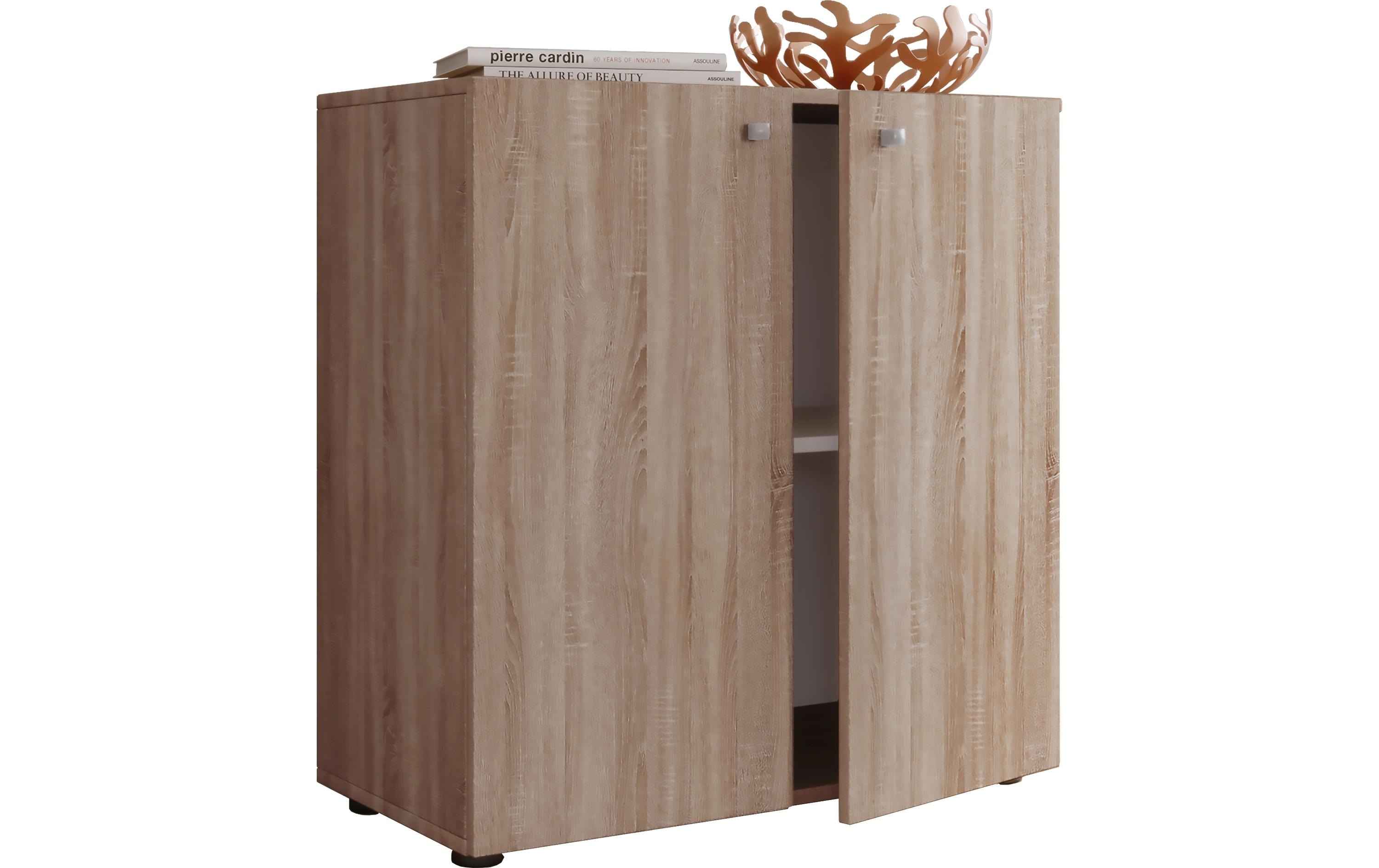 Kommode Vandol V1 70 x 75 cm, Sonoma-Eiche<br>Schrank mit Klapptüren