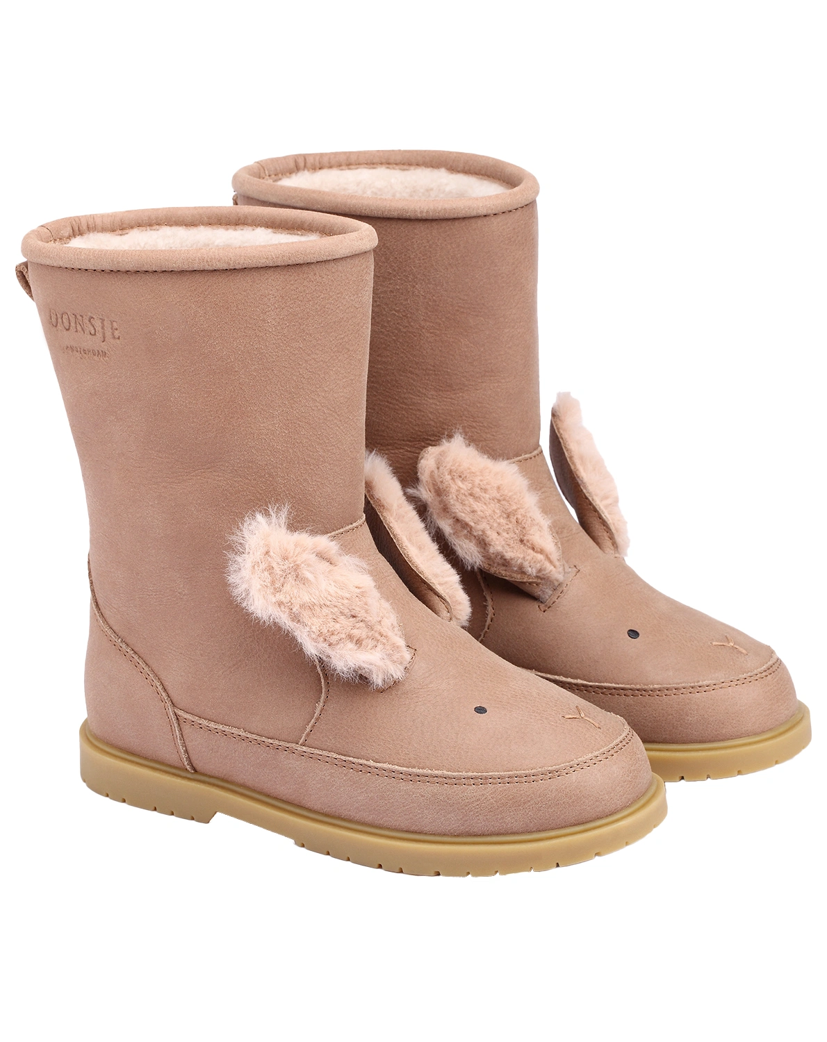 Stiefel WADUDU EXCLUSIVE - FLUFFY BUNNY gefüttert in hazelnut