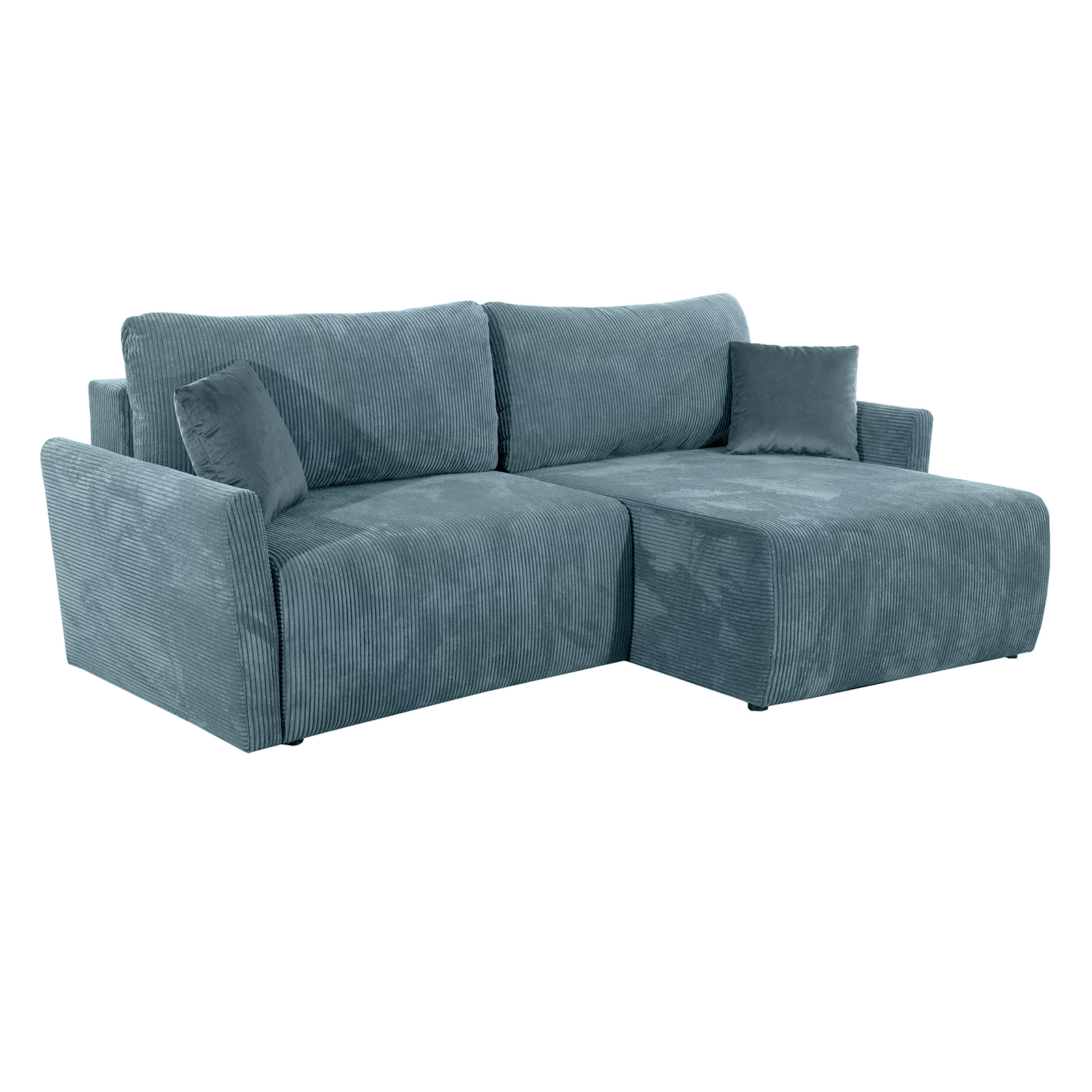 Ecksofa - mint - Liegefunktion und Bettkasten