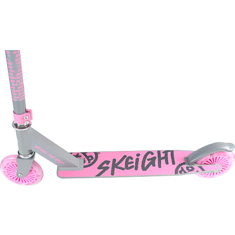 Skeight LED løbehjul grå/pink