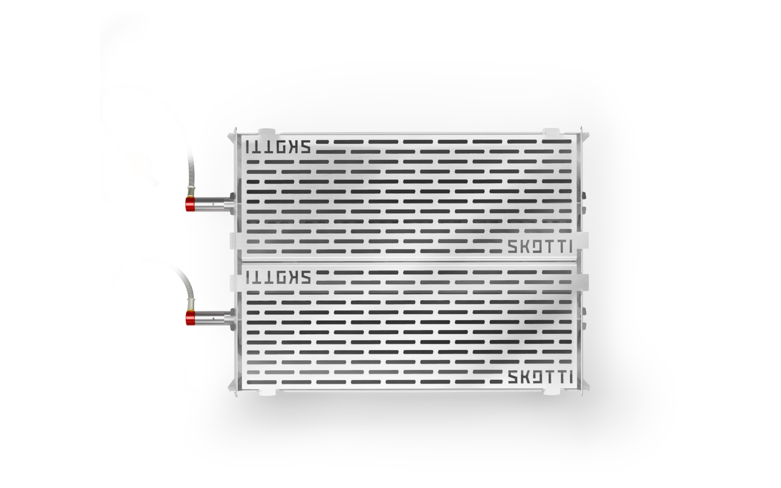 Skotti Tischgrill Grill Max  für Gaskartusche / Holz / Holzkohle