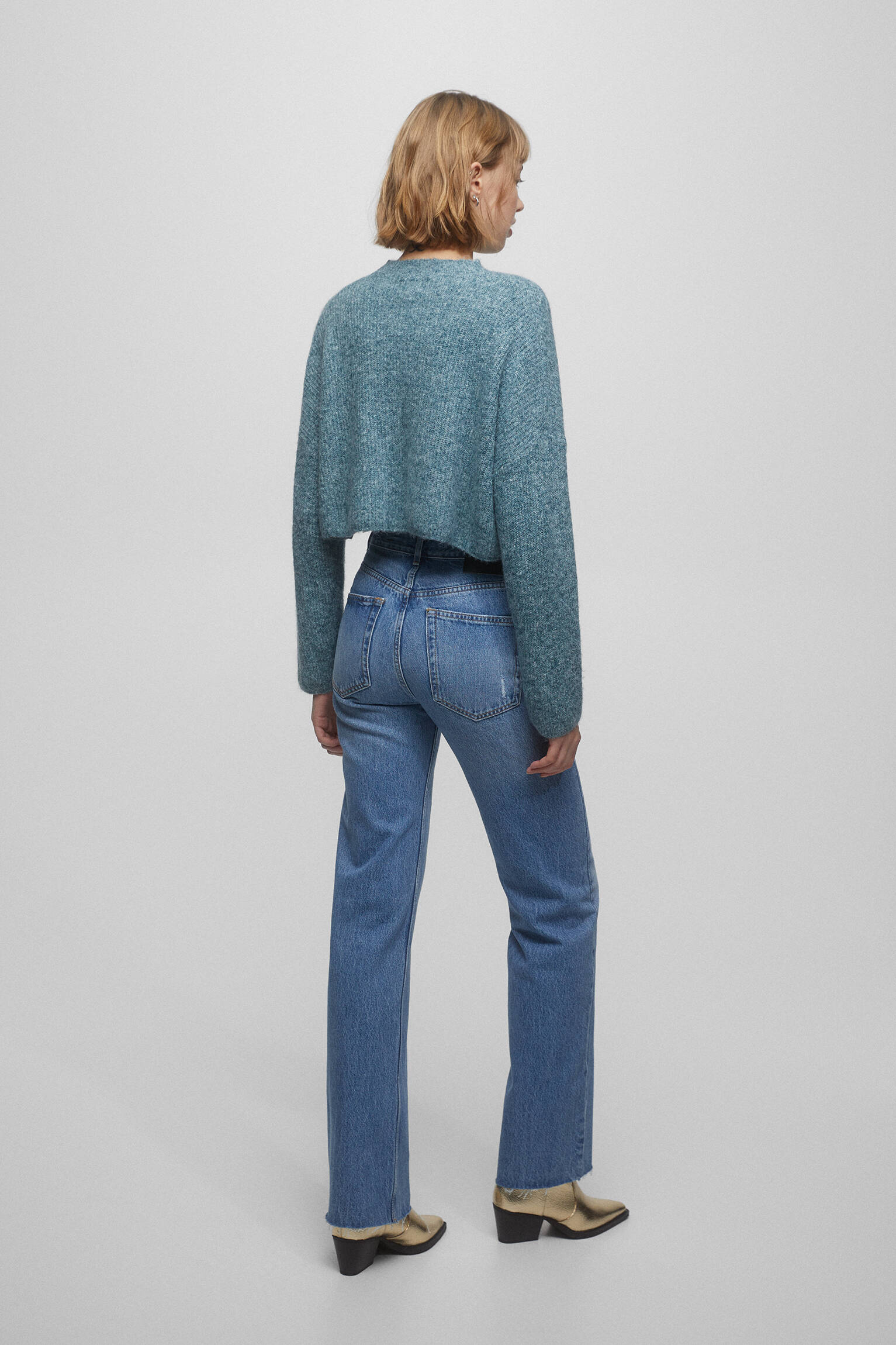 CAMISA STITCH - AZUL ACINZENTADO