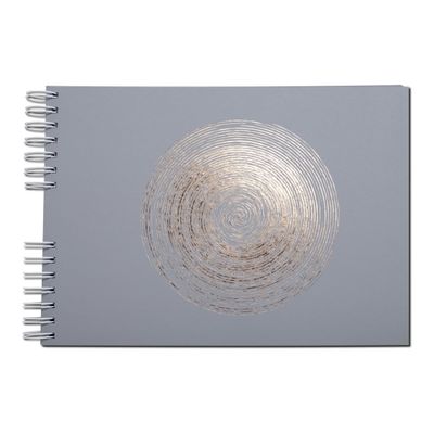 Exacompta Ellipse - Album photos à spirale 32 x 22 cm - 50 pages - gris