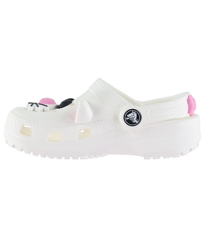 Crocs Sandalen - Classic+ IAM CAT Clog T - Weiß/Pink