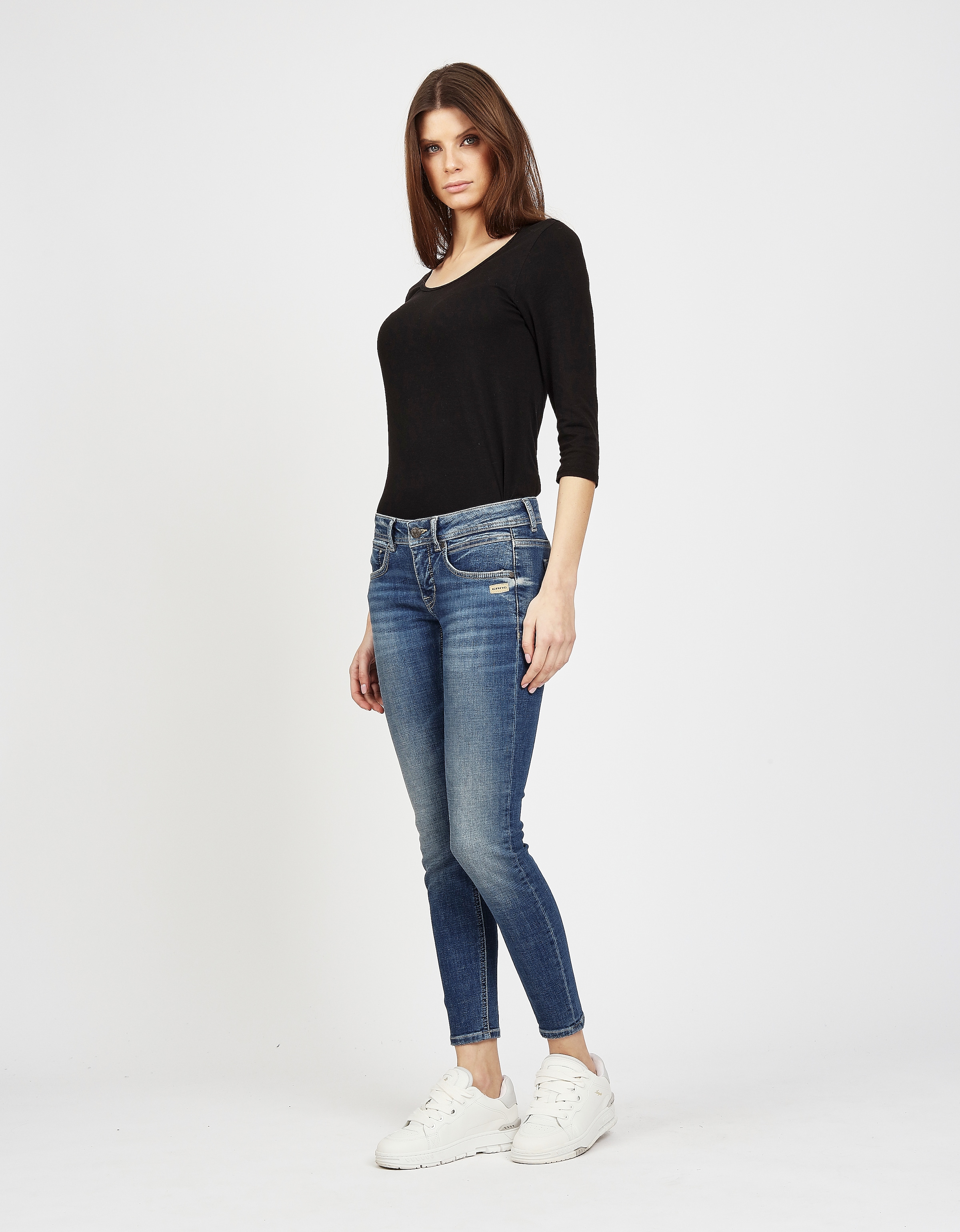 GANG Skinny-fit-Jeans »94FAITH CROPPED« mit verkürzter Beinlänge