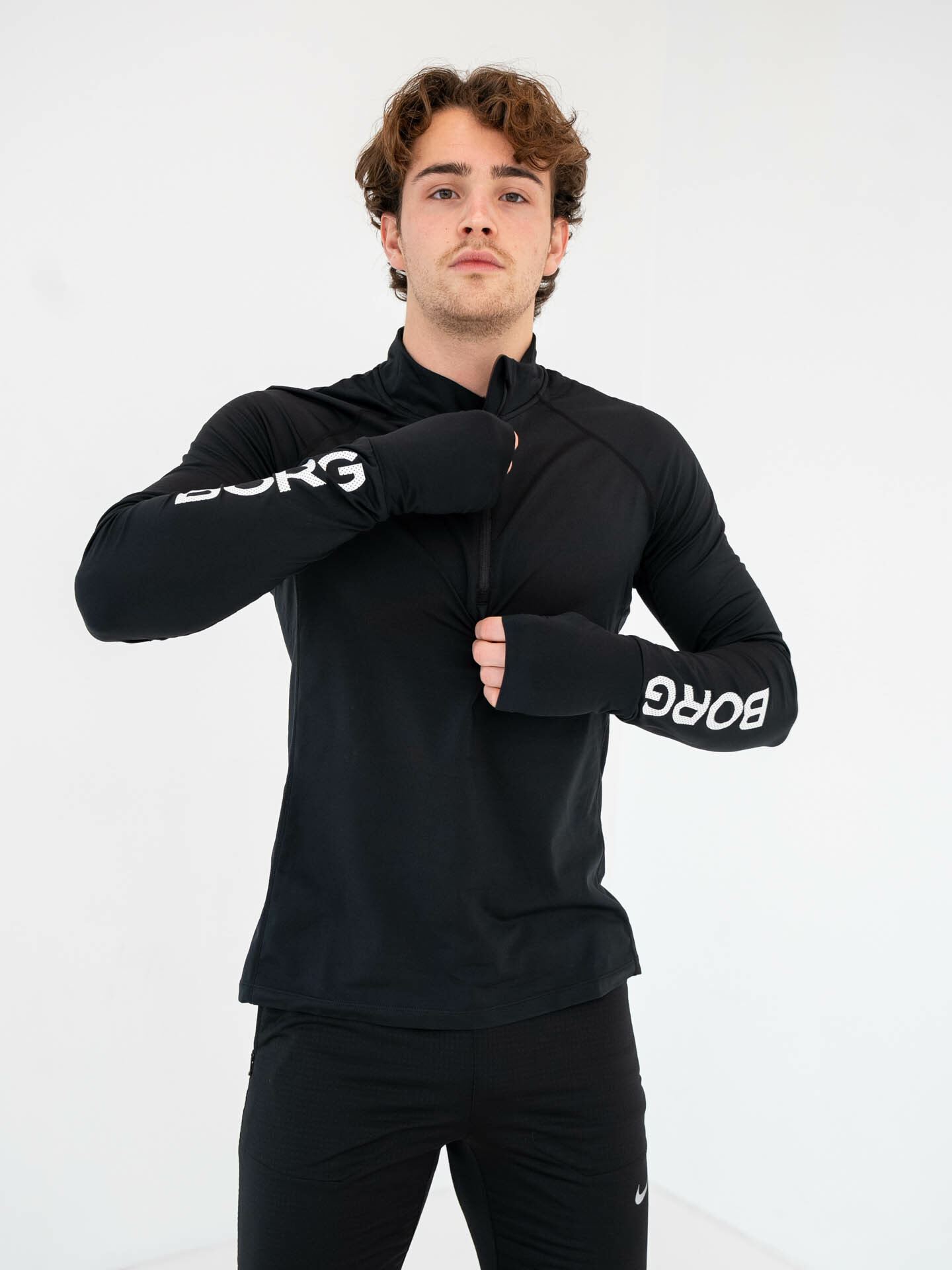 Borg Midlayer Half Zip