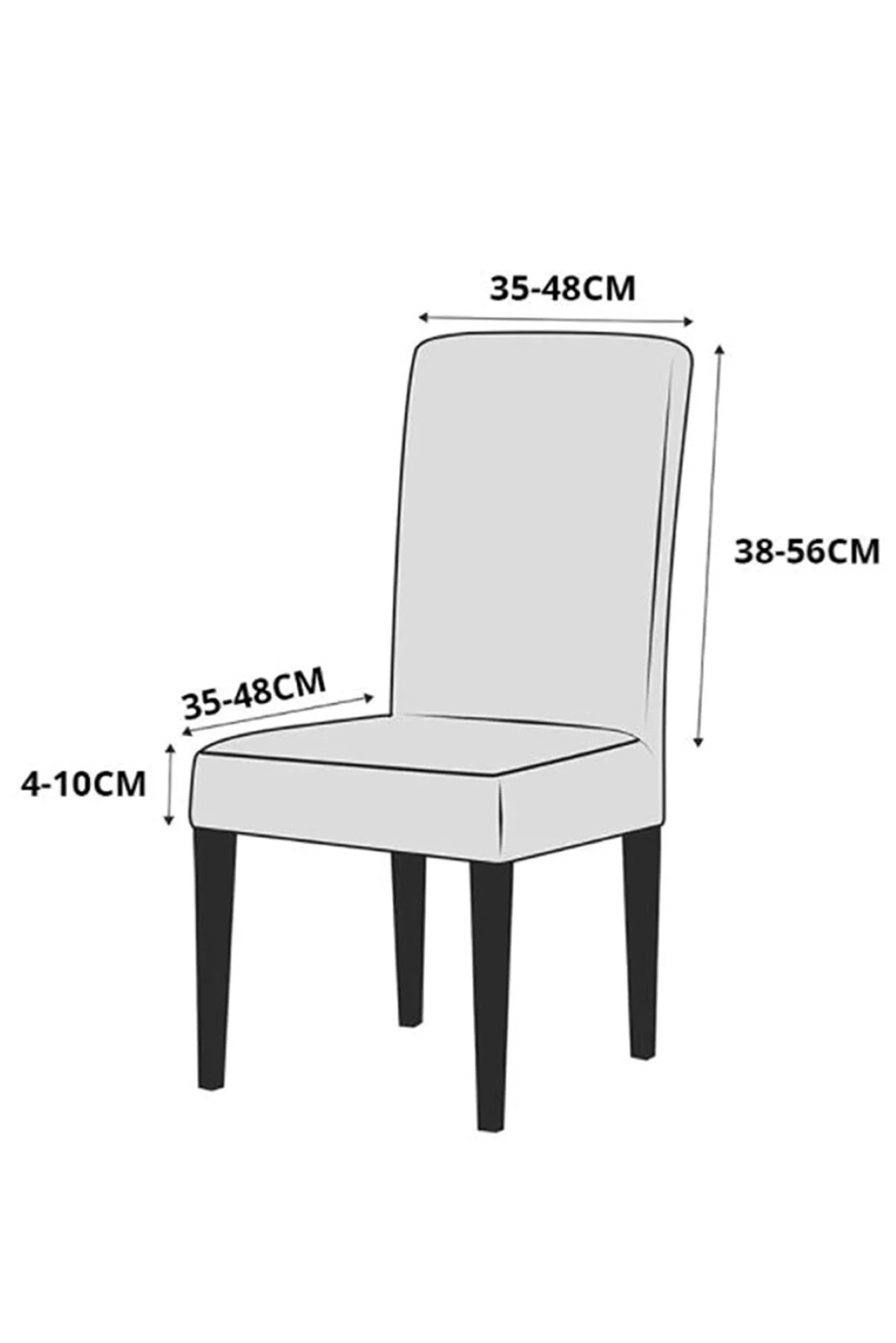 M'Déco HOUSS_CHAI_EXT - Housse de chaise Extensible