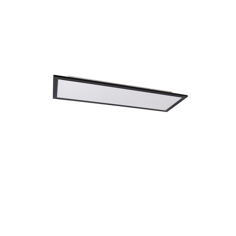 LED paneel zwart 80 cm incl. LED met afstandsbediening - Live