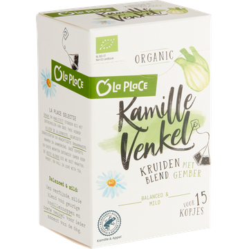 La Place Kruidenthee Kamille Venkel 15 Stuks
