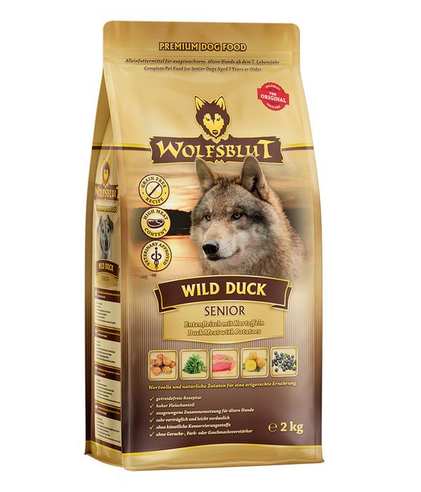 WOLFSBLUT Trockenfutter für Hunde Wild Duck,