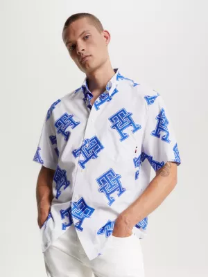 Camisa de manga curta TH Monogram Archive