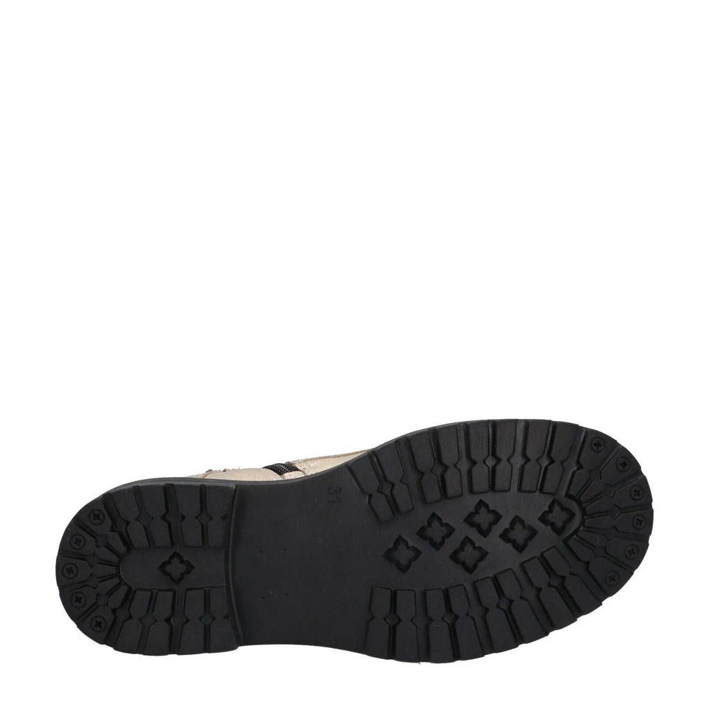 Braqeez Leah Leapleren veterboots goud