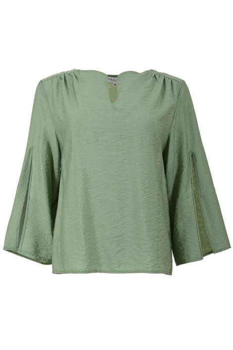 Maicazz groene dames blouse