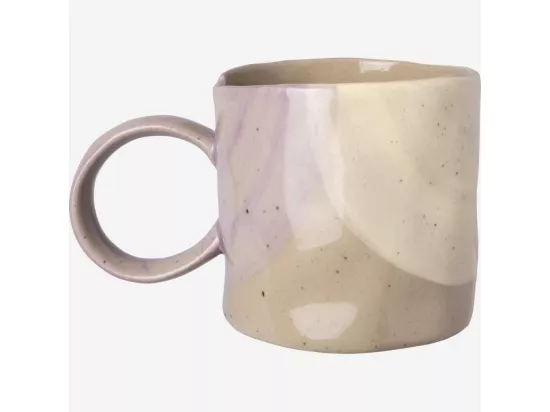 HABITAT - Mug en faïence - 350 ml - Violet (Lot de 6) - Aliona
