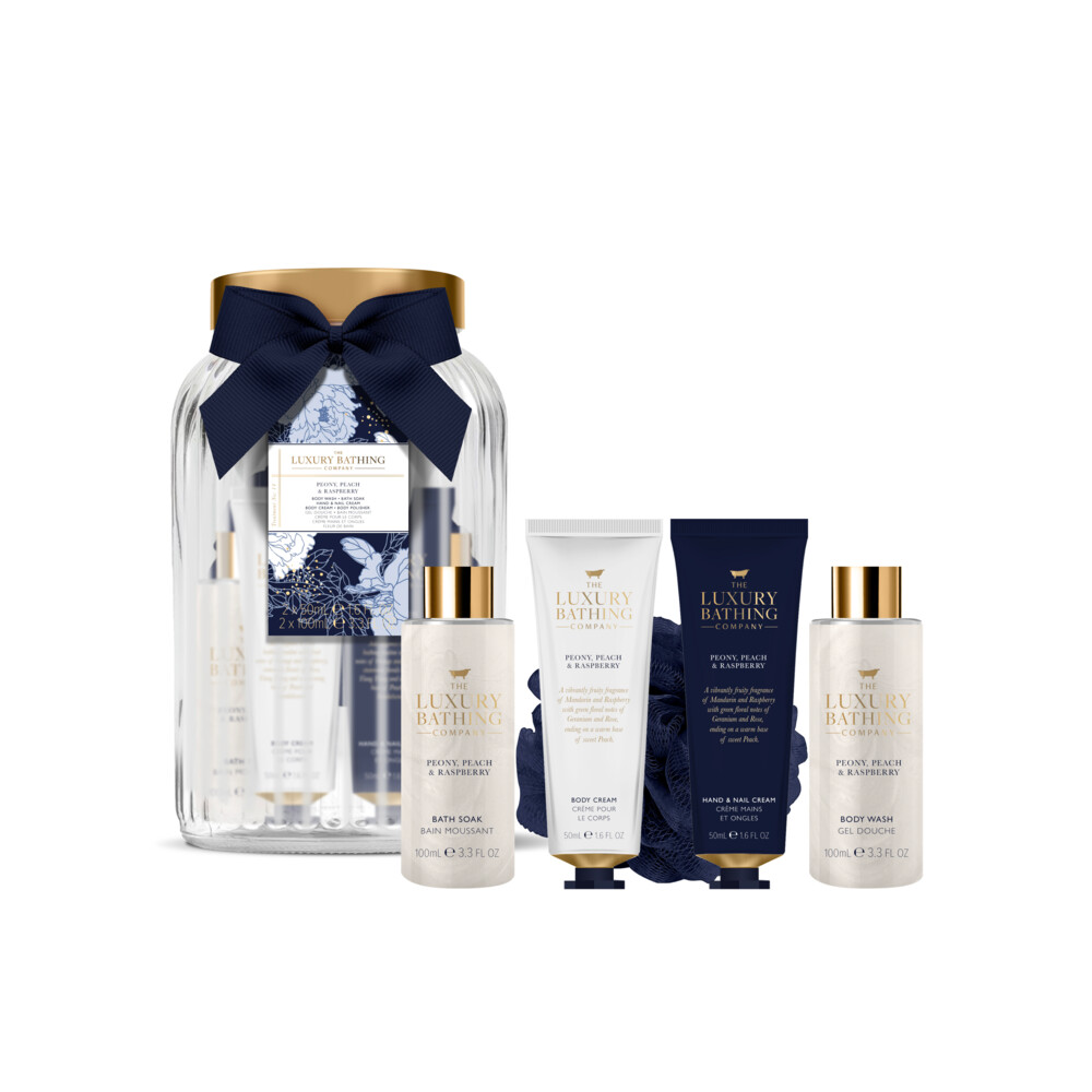 Grace Cole Peony Peach Geschenkset Pure Indulgence1 set