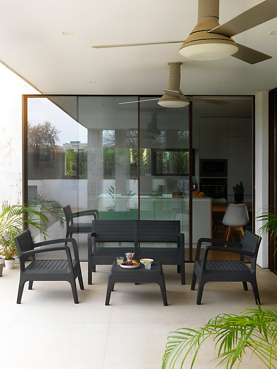 Salon bas de jardin Miami 4 personnes