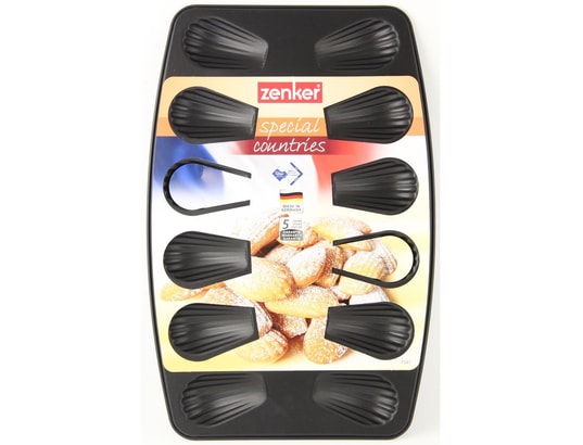 ZENKER - Pâtisserie Moule 12 madeleines spécial countries ref.7541