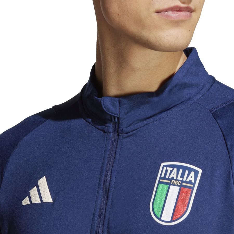 Italie Maillot d'Entraînement Tiro 23 Pro - Bleu Marine/Blanc