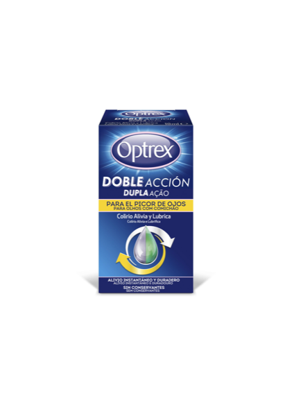 OPTREX DUPLA ACÇÃO OLHOS COM COMICHÃO 10mL